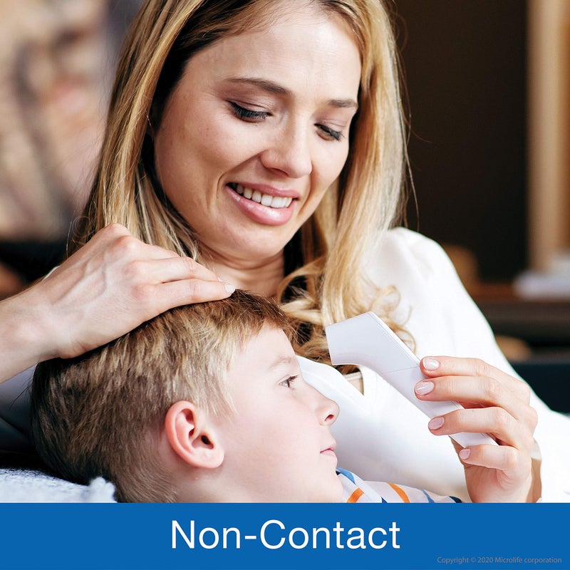 Microlife Non-Contact Forehead Thermometer, Digital Infrared No-Touch Thermometer (for Adults, Kids & Baby), Large Backlit LCD Screen, Fever Alarm, Memories & Instant Accurate Readings - Image 3