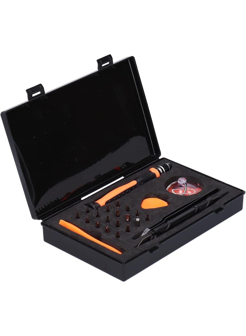 GGOOT Hardware Tool 26Pcs Screwdriver Set with Magnetic Insulated Head, Slot Cross, Crowbar, Suction Cup, Electrician Repair Tools.  - Image 2