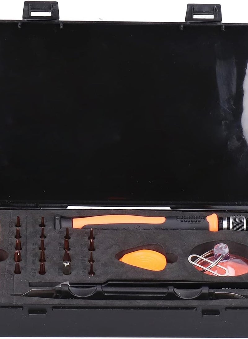 GGOOT Hardware Tool 26Pcs Screwdriver Set with Magnetic Insulated Head, Slot Cross, Crowbar, Suction Cup, Electrician Repair Tools.  - Image 3