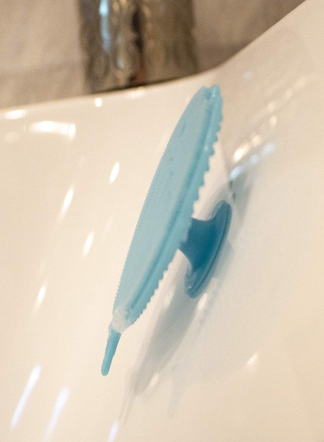 Innobaby Bathin Smart Silicone Cradle Cap Brush for Baby, Essential for Dry Skin & Eczema, Gentle Scrubber & Exfoliator with Suction Handle, Quick Dry Food Grade Silicone, Blue (2 Pack) - Image 5