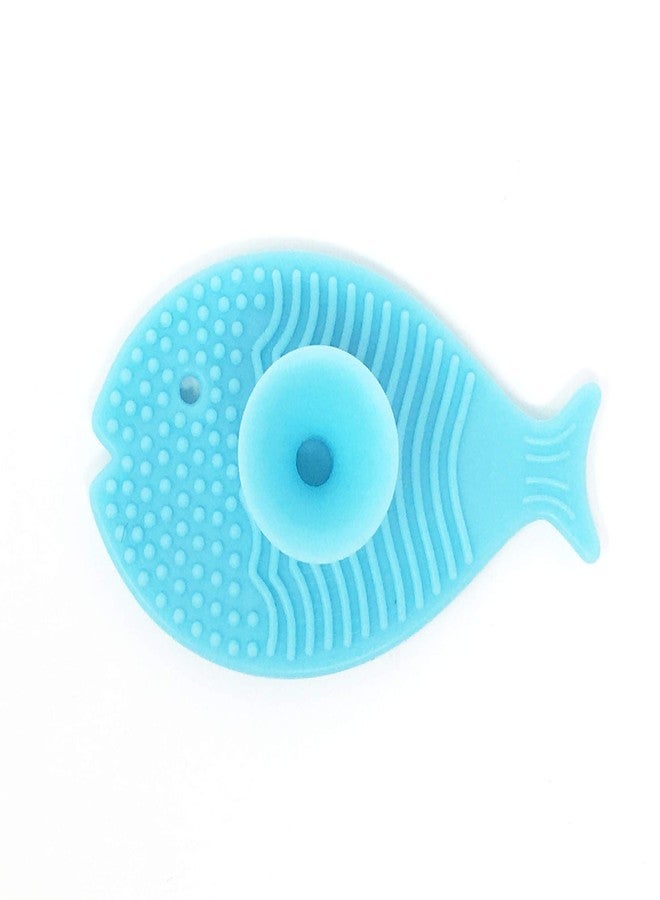 Innobaby Bathin Smart Silicone Cradle Cap Brush for Baby, Essential for Dry Skin & Eczema, Gentle Scrubber & Exfoliator with Suction Handle, Quick Dry Food Grade Silicone, Blue (2 Pack) - Image 2