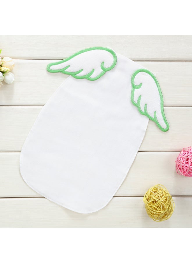 Baby Sweat Towel Newborn Soft Cushion Back Towel 6 Layers Wings Gauze Sweat Towel Cotton One Pack S Size