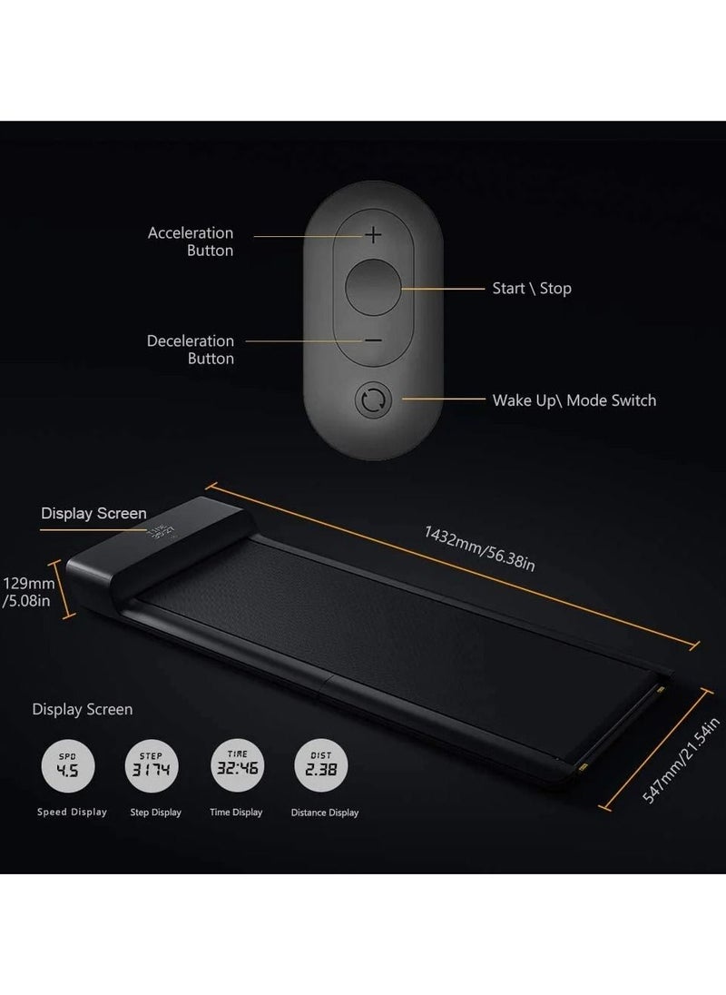 KINGSMITH - Walkingpad A1 Pro Walking Treadmill Black - Image 1