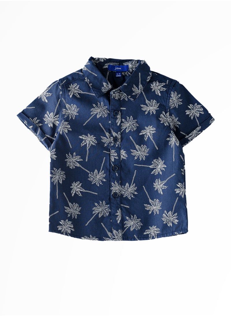 JAM Mini Man Style: Boys' Cool Cotton Shirt Fun Prints & Summer Comfort  - Image 1