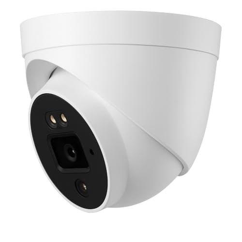 JK Vision 5mp IP Dome Camera Full colorvu CCTV Camera,Starlight Night Vision, Inbuilt Audio Indoor Outdoor CCTV Camera for Home Shop & Office (White). - Image 2