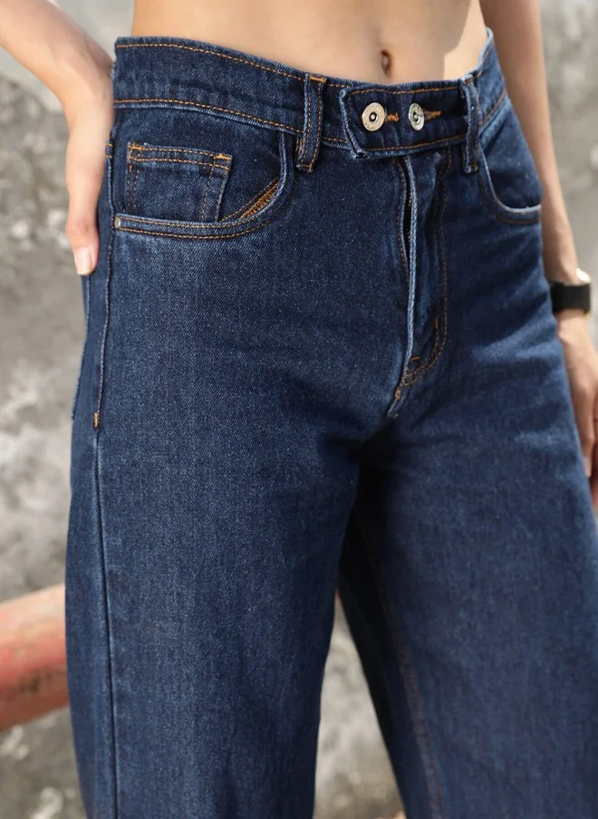 STREET 9 Wide Leg High-Rise Denim Jeans for Women
