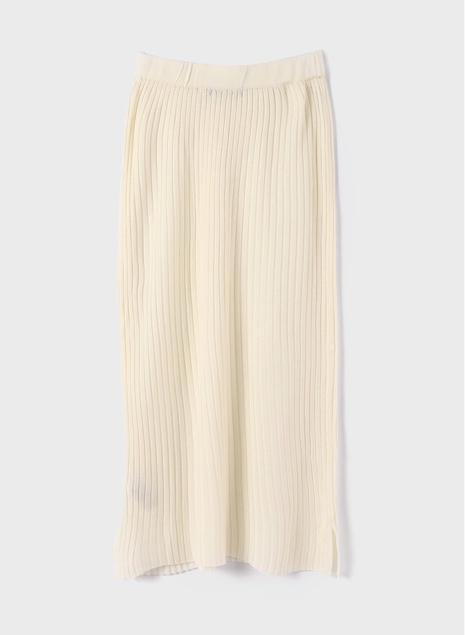 LC WAIKIKI Women's Elastic Waist Plain Knitted Skirt  - Image 2
