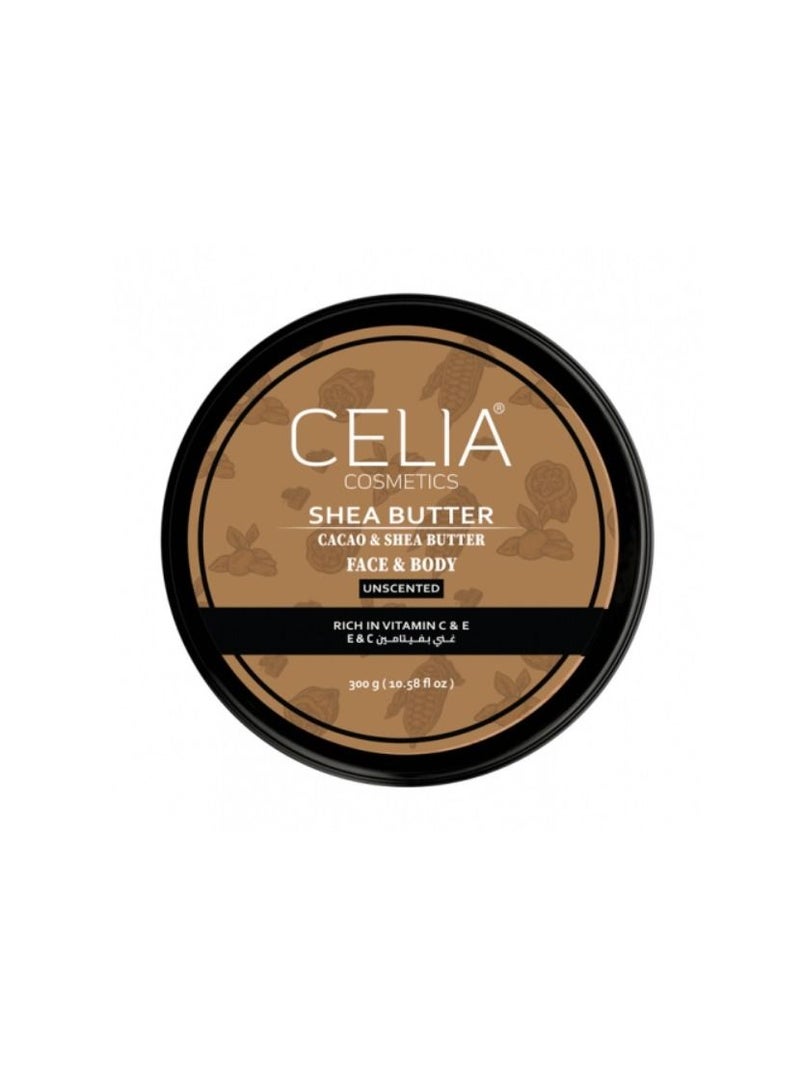 CELIA COSMETICS Shea Butter With Cacao For Face & Body 300 g - Image 2
