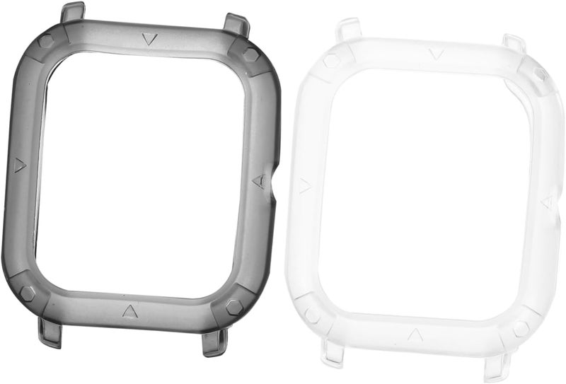 2pcs Stylish TPU Protective Case for and Watch Frame Covers Scratch-Resistant Bumper Easy to Install Full Coverage - Image 1