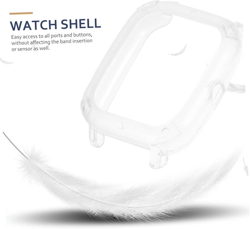 2pcs Stylish TPU Protective Case for and Watch Frame Covers Scratch-Resistant Bumper Easy to Install Full Coverage - Image 5