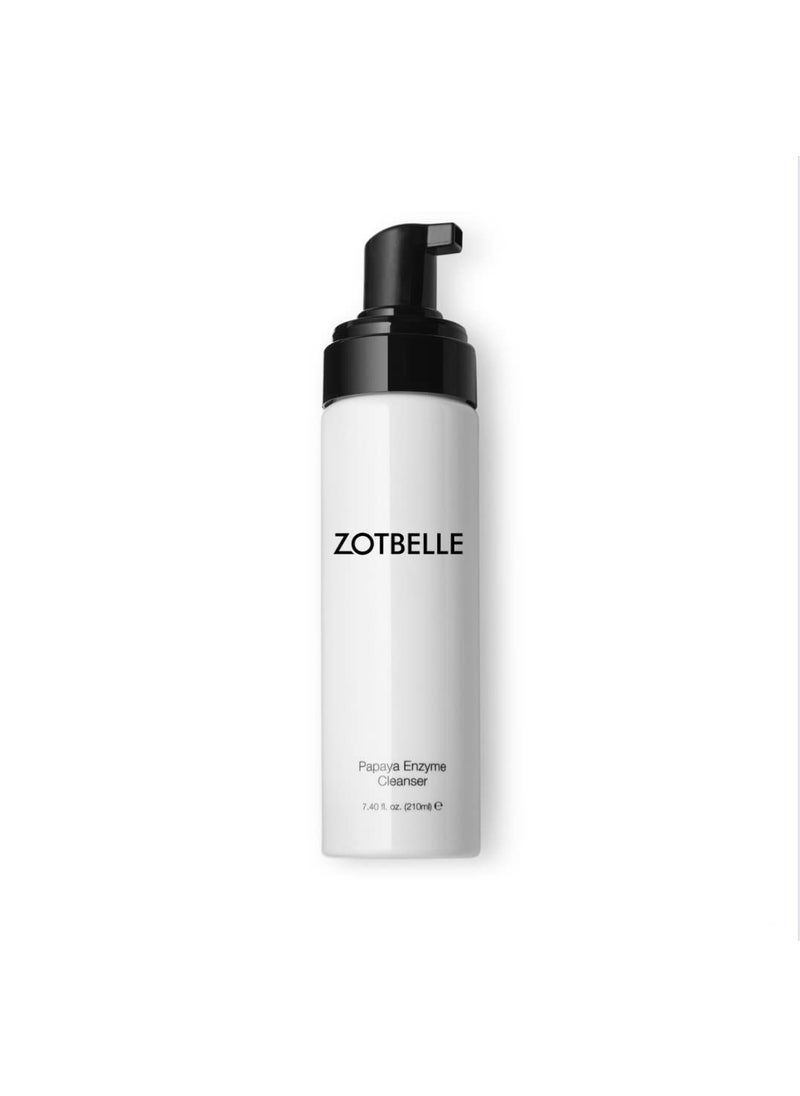 ZOTBELLE PAPAYA ENZYME CLEANSER A Gentle Foaming Cleanser with Papaya Extract Removes Impurities  Dull Surface Cells Giving a Brighter and Smoother Complexion 