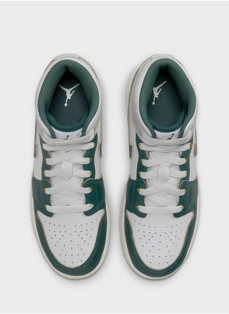 جوردن Youth Air Jordan 1 Mid Se Bg