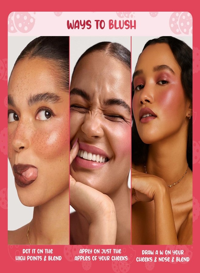 Glam 21 Glam21 Cookie Crush Cream Blusher | Matte Finish | Lightweight & Long Lasting | Highly Pigmented & Easily Blendable | With Goji Berry & Mango Seed Extracts | All Skin Type | 5gm (Peachy Swirl) - Image 4