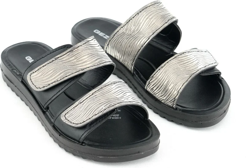 Gezer Summer Women's Two Buckle Adjustable Daily Slippers