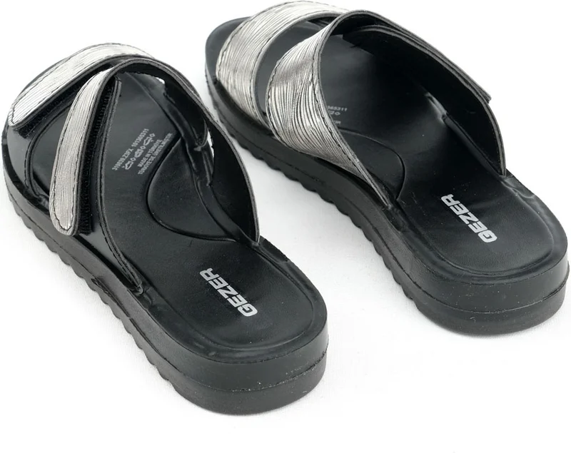 Gezer Summer Women's Two Buckle Adjustable Daily Slippers