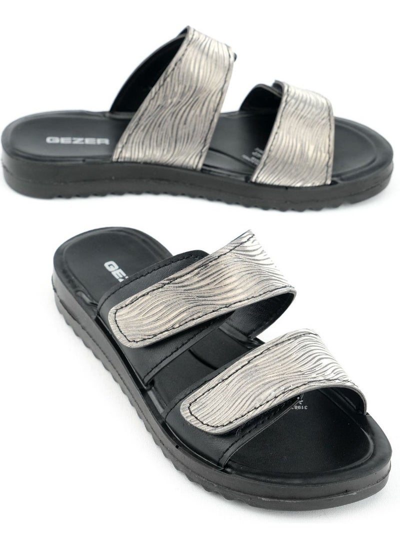 Gezer - Summer Women's Two Buckle Adjustable Daily Slippers - Image 1