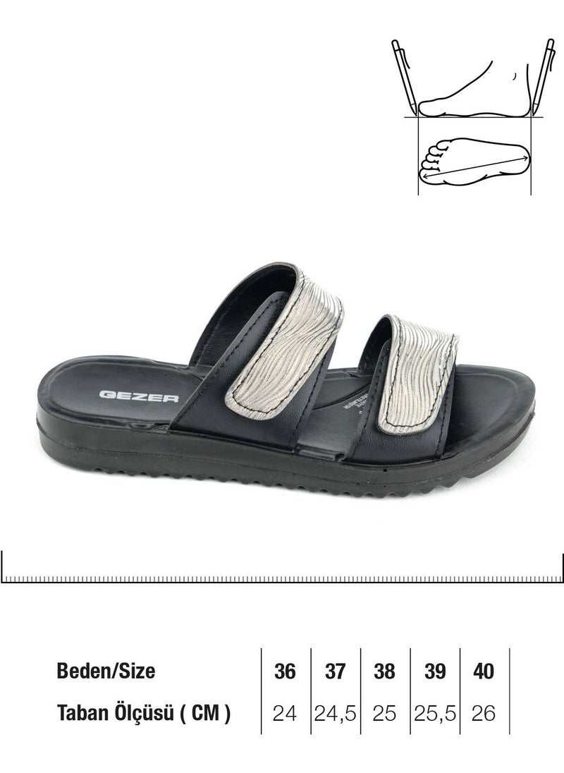 Gezer - Summer Women's Two Buckle Adjustable Daily Slippers - Image 1