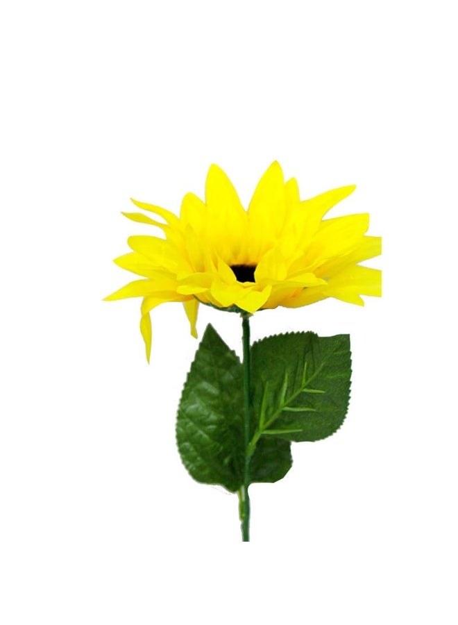 دايسو زهرة عباد الشمس الصفراء المفردة من دايسو – ساق ورد صناعي decoratif - Image 2