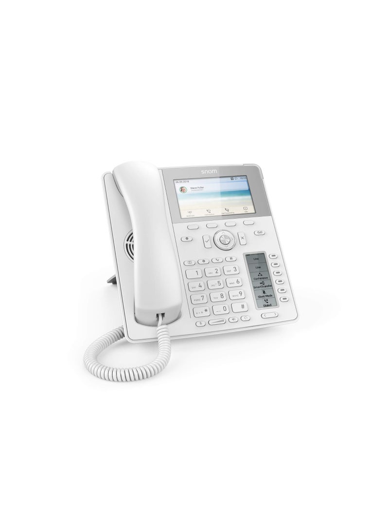 Snom D785 VOIP Tischtelefon Prof. (SIP) Gigabit White - Image 1