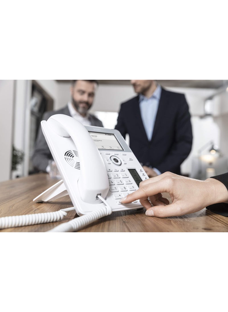 Snom D785 VOIP Tischtelefon Prof. (SIP) Gigabit White - Image 4