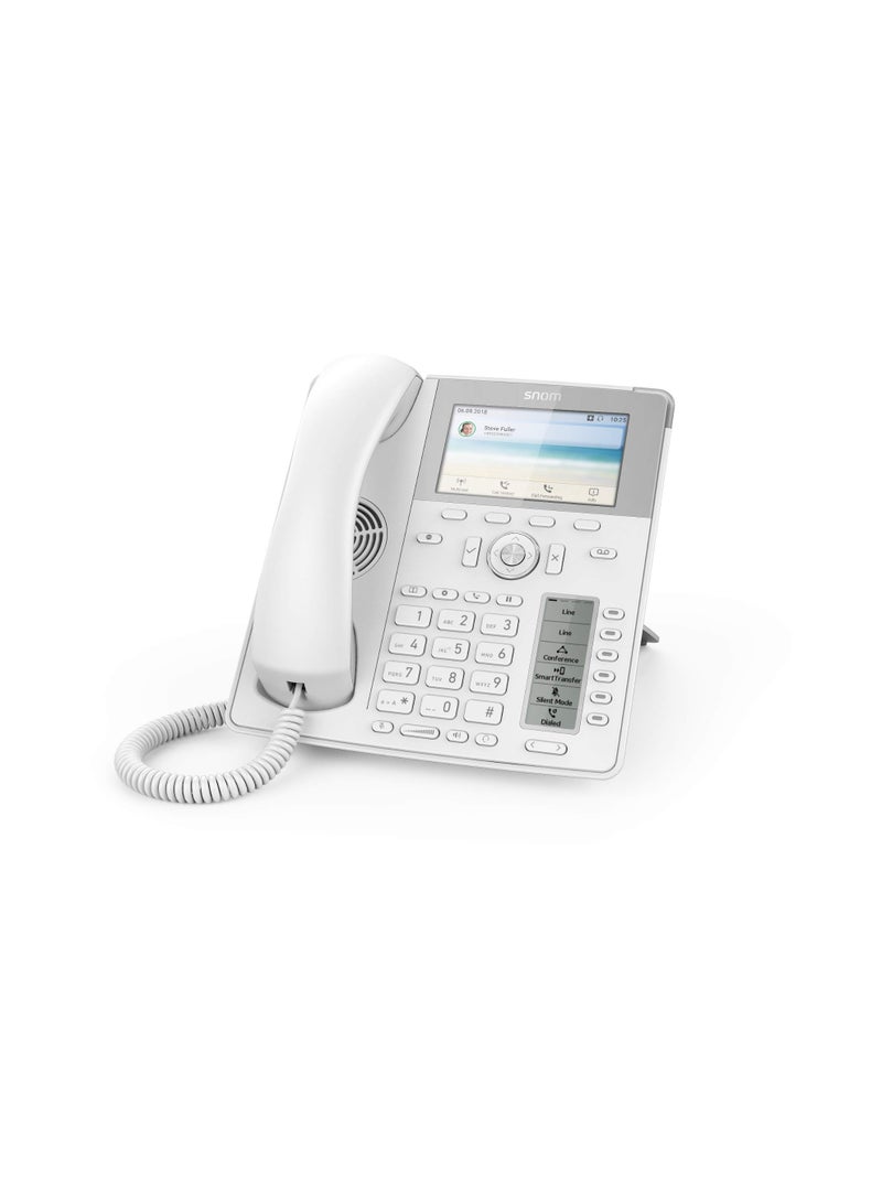 Snom D785 VOIP Tischtelefon Prof. (SIP) Gigabit White - Image 5
