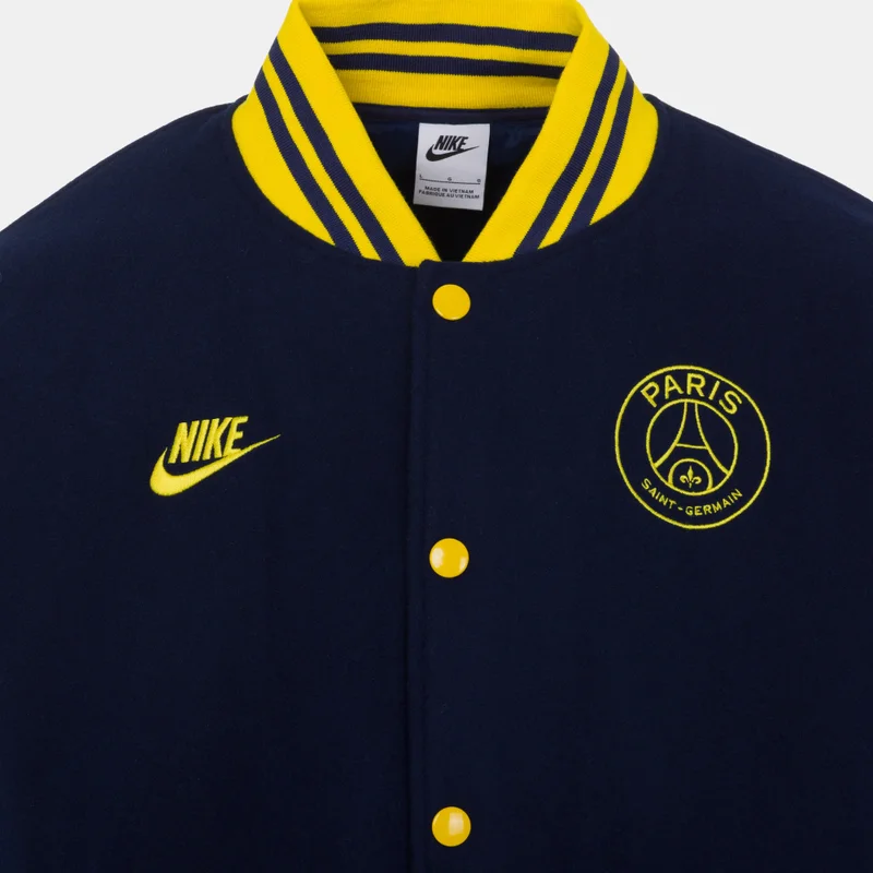 Nike Blue Men's Paris Saint-Germain Authentics Varsity Jacket for Men | Best Price UAE