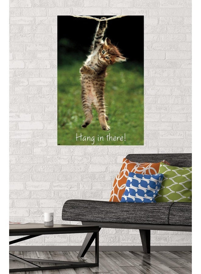 Trends International Trends International Kitten Hang In There Wall Poster 22375 x 34 Bedroom  - Image 2