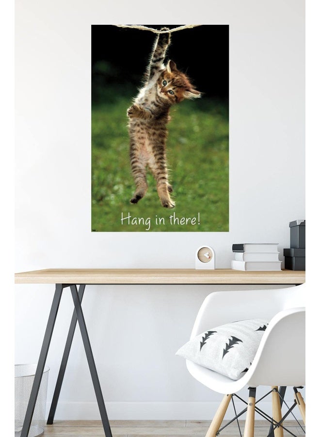 Trends International Trends International Kitten Hang In There Wall Poster 22375 x 34 Bedroom  - Image 4