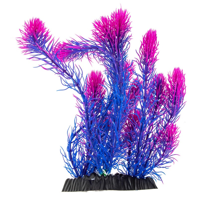 Purple Artificial Aquatic Plants Realistic Underwater Grass for Fish Tank Aquarium Decoration - Image 2