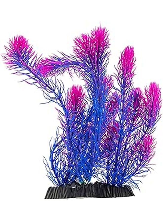 Purple Artificial Aquatic Plants Realistic Underwater Grass for Fish Tank Aquarium Decoration - Image 1