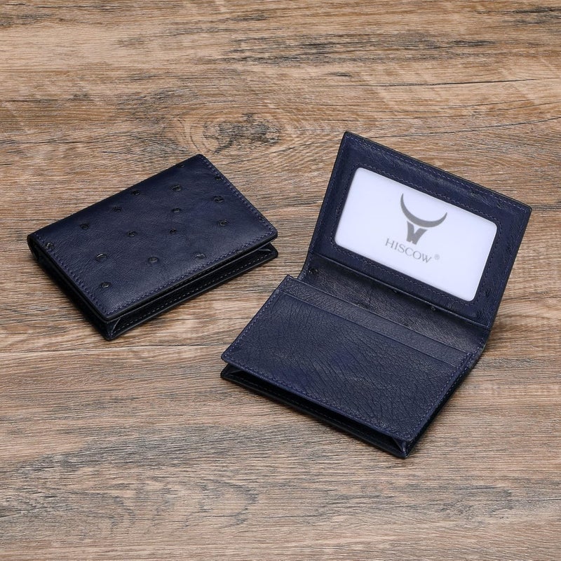 HISCOW Leather Business Card Case Holder for Men & Women, Italian Calfskin - Image 2