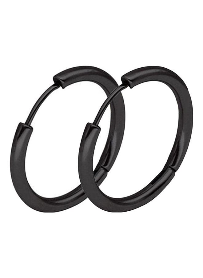 NIBEMINENT - Stainless Steel Punk Hoop Earrings - Image 1