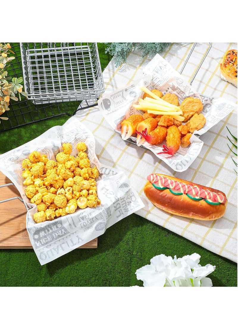 Zikra Mini Square Fry Baskets french fries Basket Chrome Steel Shallow Fried Food Filter Holder Reusable Fries Holder for Kitchen Restaurant Party Barbecue Table Food Serving 4PCS - Image 3