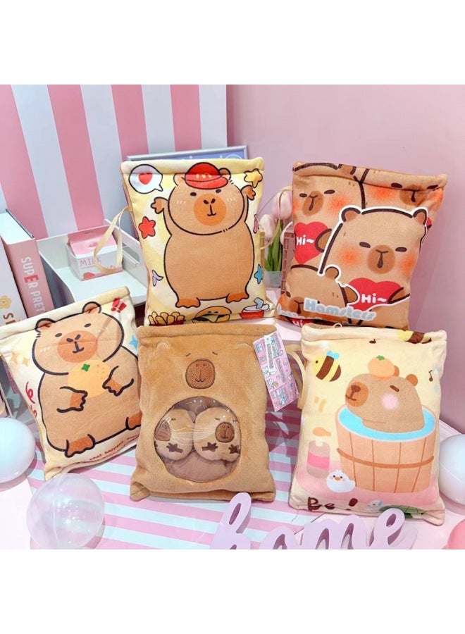 8 Inch Doll Machine Doll Expression Package Explosions Cute Capybara King Video Game City Plush Toy Doll-Specifications:Section 7, About 20CM, Orders In Multiples Of 12 Per Pack-Color:As Shown In The Figure, The Order Is Placed In Multiples Of 12 For A Single Option.