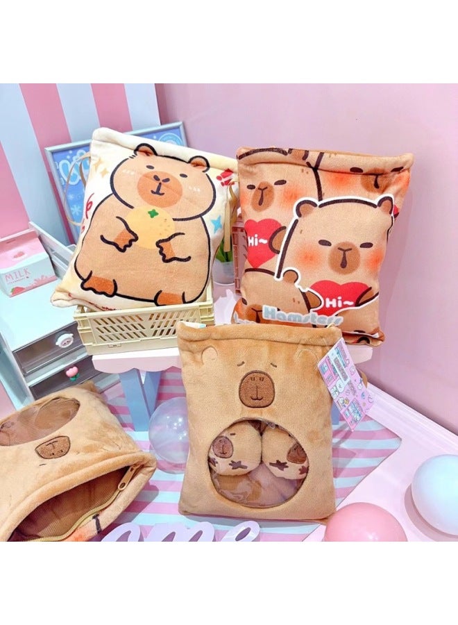 8 Inch Doll Machine Doll Expression Package Explosions Cute Capybara King Video Game City Plush Toy Doll-Specifications:Section 7, About 20CM, Orders In Multiples Of 12 Per Pack-Color:As Shown In The Figure, The Order Is Placed In Multiples Of 12 For A Single Option.