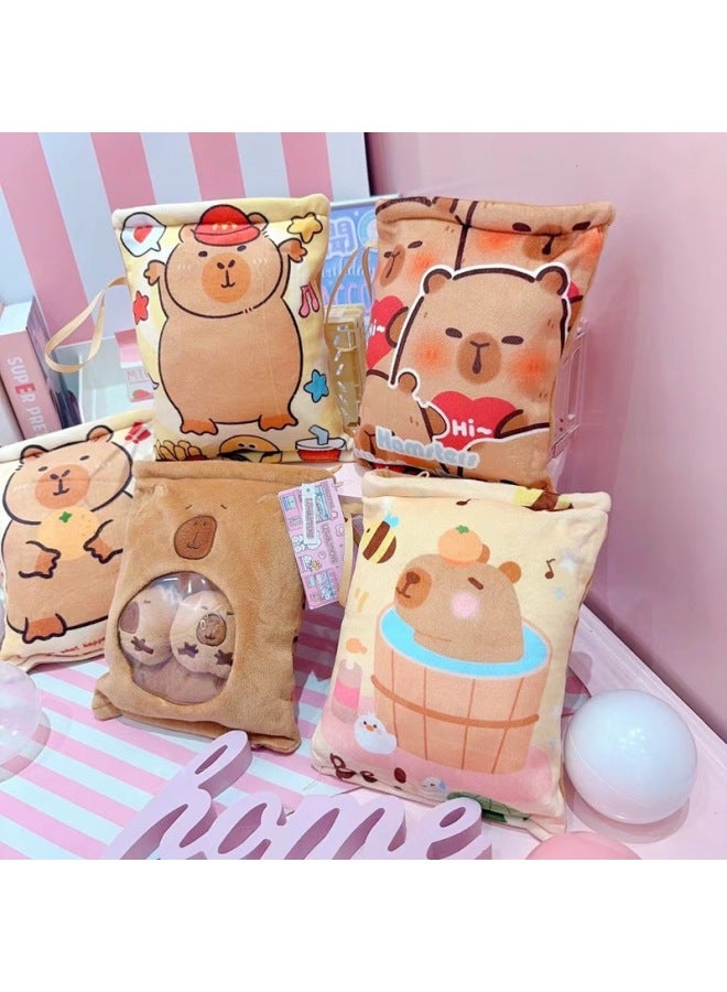 8 Inch Doll Machine Doll Expression Package Explosions Cute Capybara King Video Game City Plush Toy Doll-Specifications:Section 7, About 20CM, Orders In Multiples Of 12 Per Pack-Color:As Shown In The Figure, The Order Is Placed In Multiples Of 12 For A Single Option.