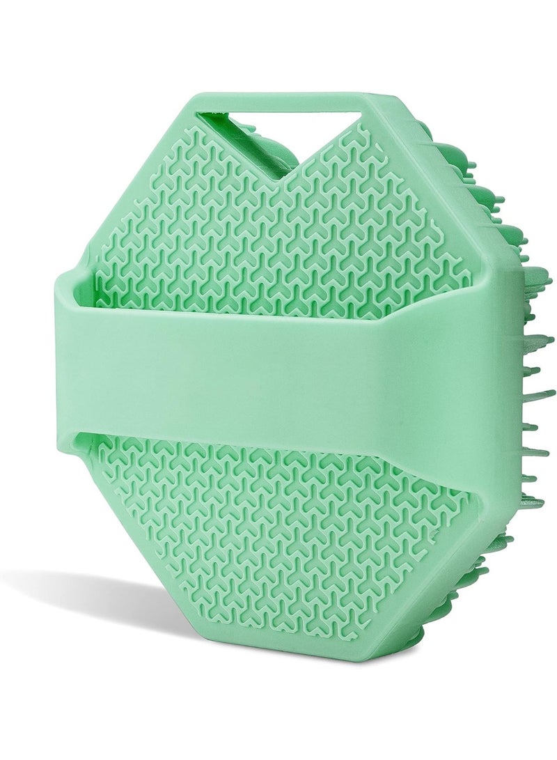 Excefore Antimicrobial Silicone Body Scrubber for Sensitive Skin, Eco-Friendly, Lathers Well, and Charcoal-Infused for a Deep Clean,Get Softer, Healthier Skin - Image 2