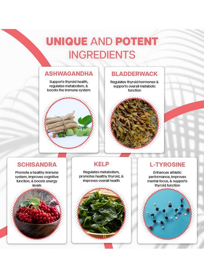 Nutriana Thyroid Support Gummies - Selenium Supplement & Iodine Supplements for Thyroid Support - Energy Booster for Women and Men - Hypothyroidism Supplements with Metabolism Support - Image 3