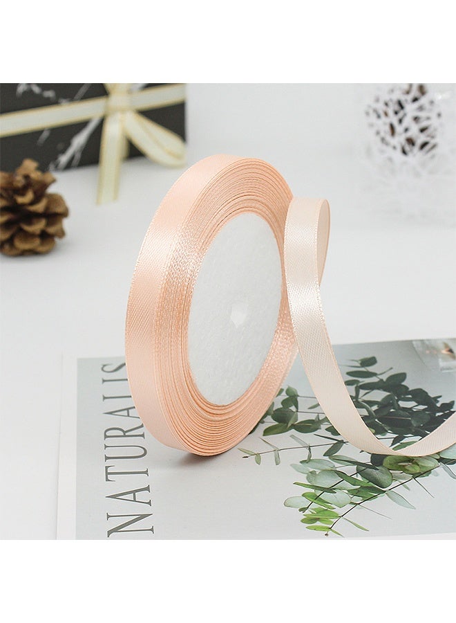 Generic Multipurpose Satin Ribbon Roll Champagne,Gift Packaging,Decoration,2pcs  - Image 5