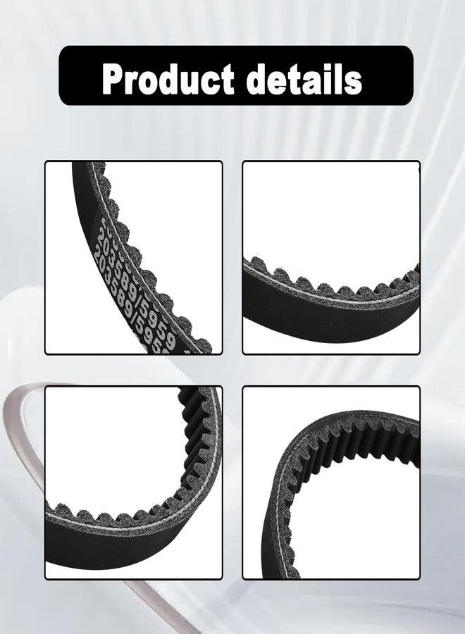 NOTISH 30 Series Go Kart Drive Belt KT196 Drive Belt Replacement for Manco 5959 Comet 203589 Murray 12-8487 Belt - Image 3