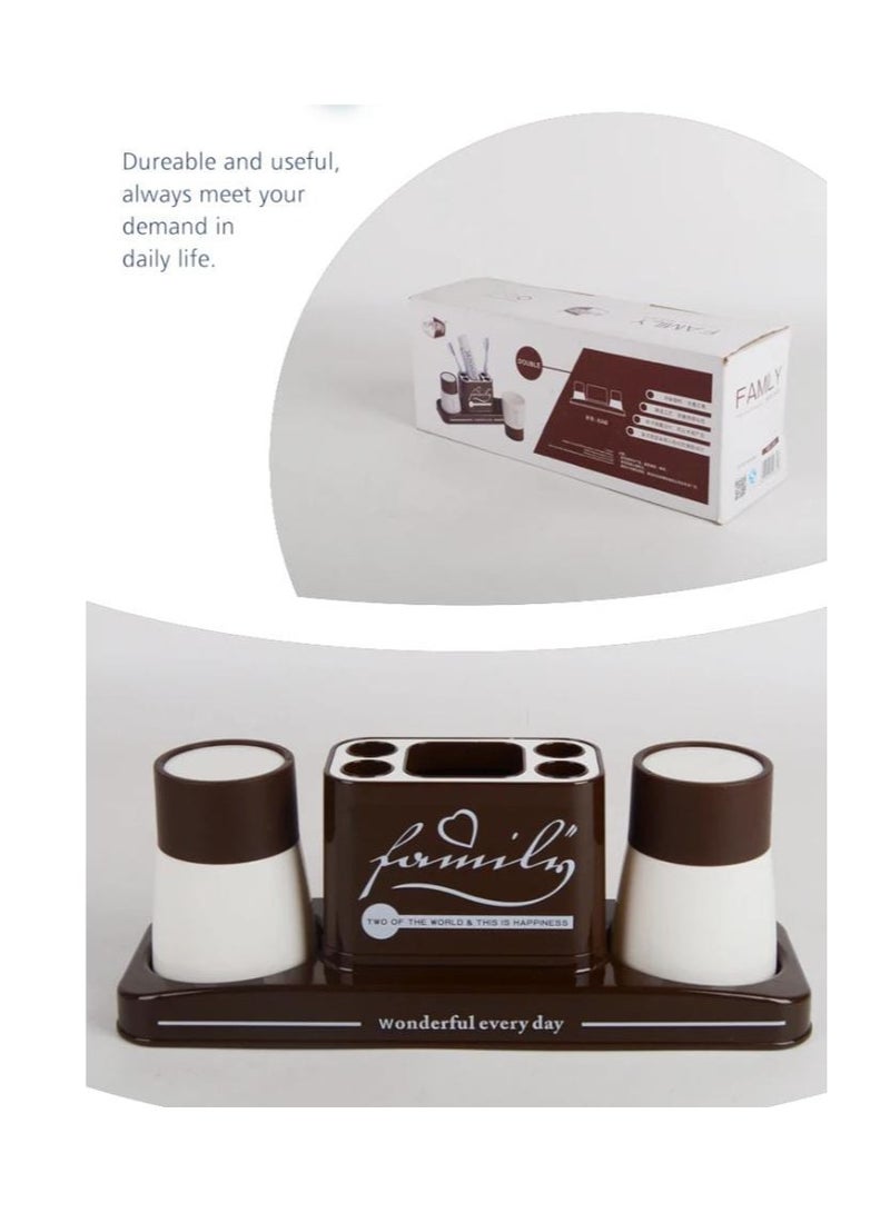 منظم معجون الأسنان وحامل فرشاة الأسنان - Image 2