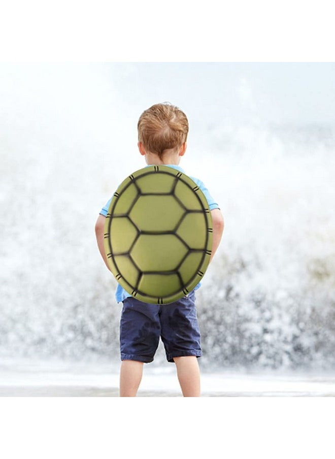 Toddmomy - 2Pcs Halloween Turtle Shell Costumes Eva Turtle Shell Backpack For Halloween Dress Up Cosplay Costume Accessories - Image 1