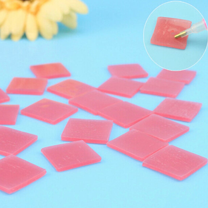🔧 ١٠٠ قطعة خرز طيني ٢ سم مع غراء للصق لل والتطريز اليدوي - Image 5