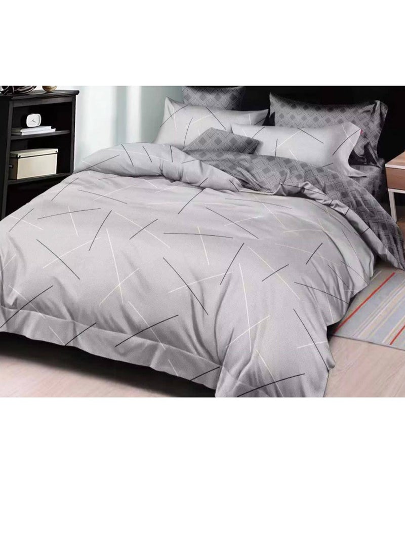 Generic - Flowers Multi Coloured Bedding Duvet Cover Set 100% Cotton 200 Thread Count Quilt Covers Double King Super King Bed Size - Image 1