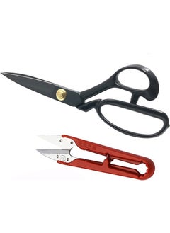 Fdm Star 10 Inch 25 cm Black Handle Professional Stainless Steel Tailor Scissors  - Image 1