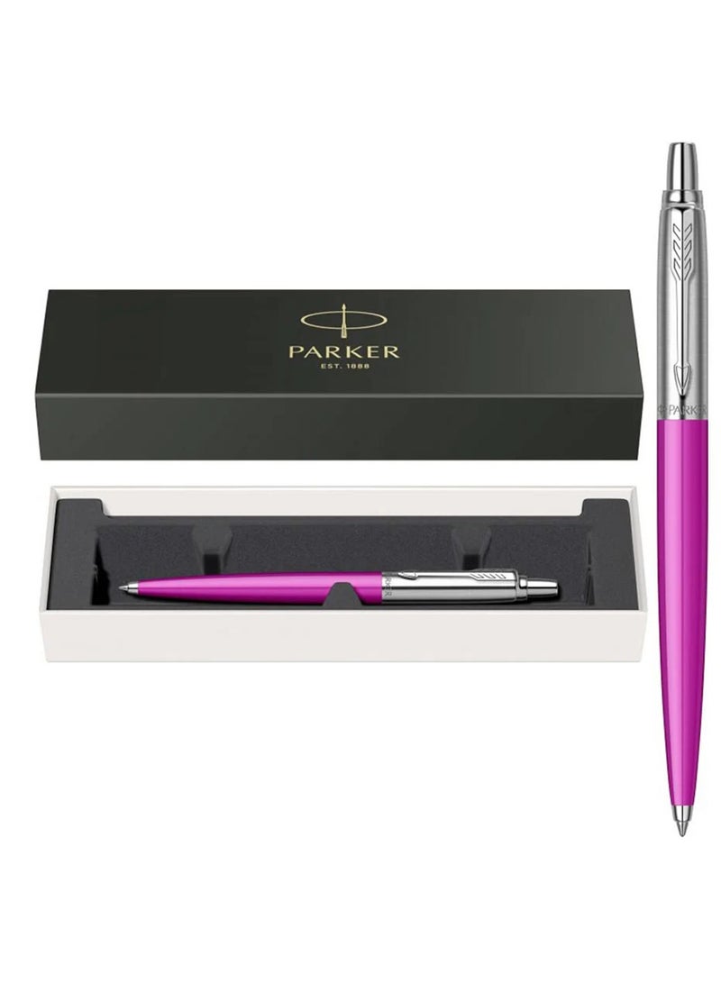 PARKER 1-Piece Jotter Original Blue Ink Ballpoint Pen Magenta Barrel - Image 2
