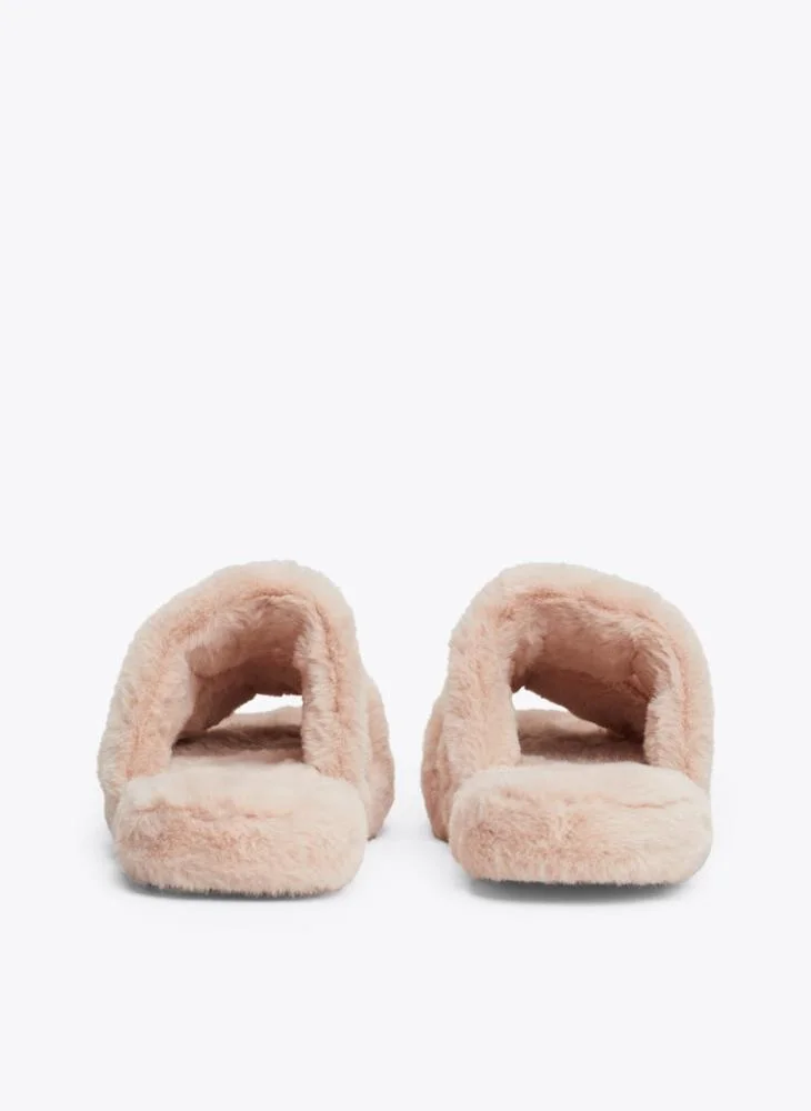 تومي هيلفيغر Double Strap Bedroom Slippers