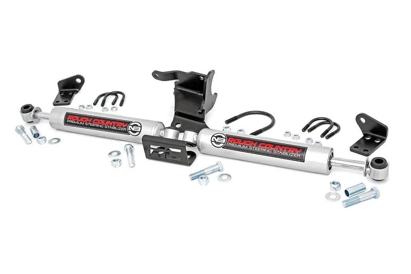 Rough Country N3 Dual Steering Stabilizer for 18-24 Jeep JL/Gladiator JT - 87304 - Image 1