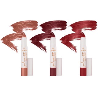 JUICE Play Up Lip CrayonPlay long games with transferproof rich color 3pc Combo SetBarely ThereMCR01 Flame OnMCR10 Vino VibesMCR12 - pzsku/ZE919FF0D182D9D25CD15Z/45/1751961656/e111ec20-7068-40aa-be25-bbd03dba218c