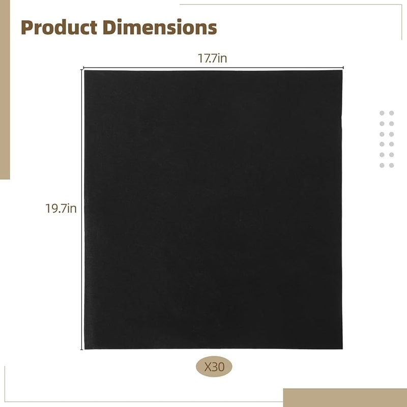 30 حزمة من بطانة قفص الطيور مقاس 18 × 20 بوصة، وسادات من اللباد الماص للاستخدام لمرة واحدة للببغاء والهامستر وخنازير غينيا والأرانب - Image 4